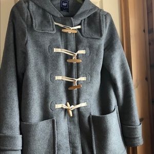 Gray Gap toggle coat.